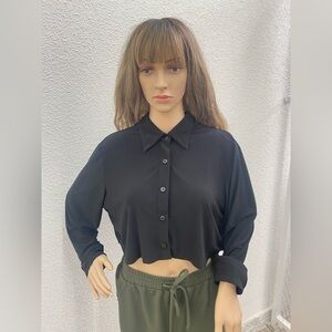 VINTAGE NORMA KAMALI TIMELESS BLOUSE Size XXL
